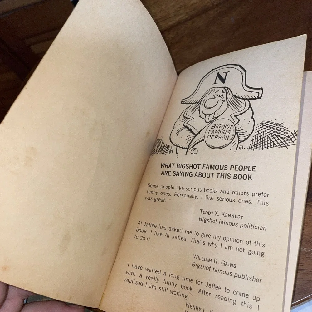 Al Jaffee Gags Again Y 6652 paperback Comic First Printing‎ 1975